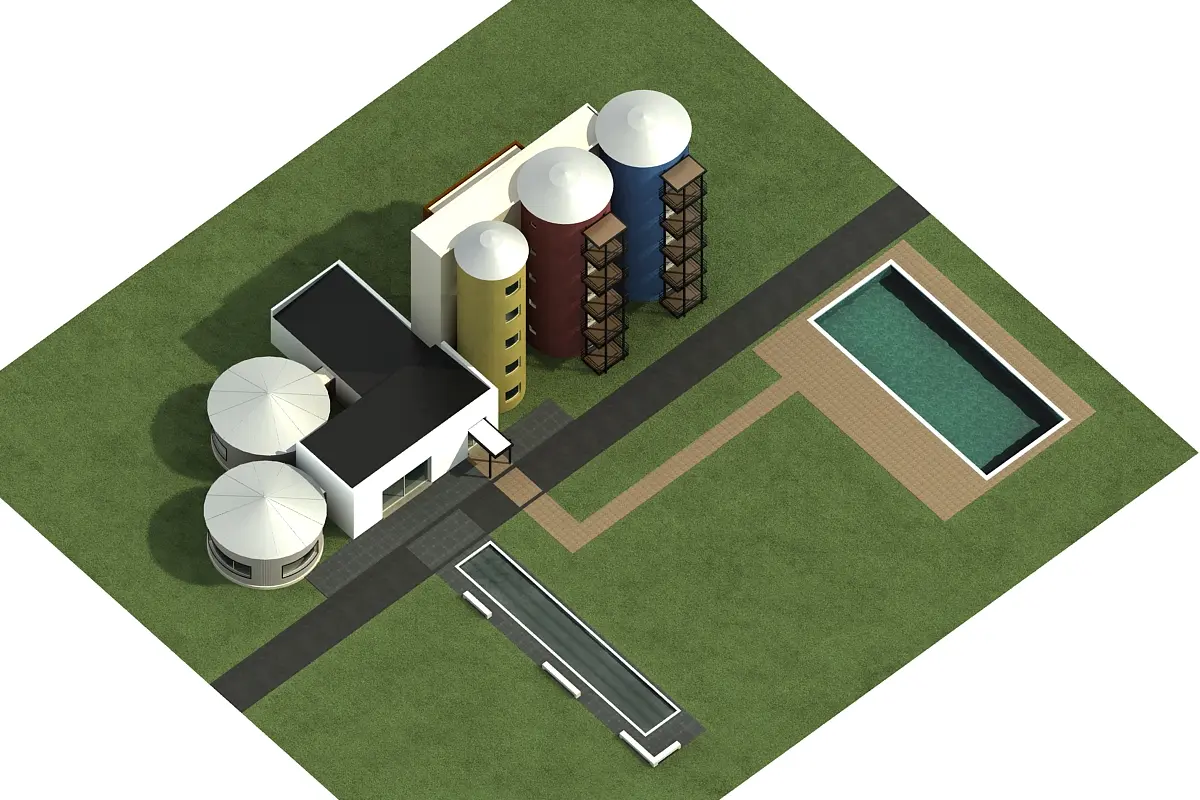 Complejo de silos, vista 2